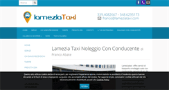 Desktop Screenshot of lameziataxi.com