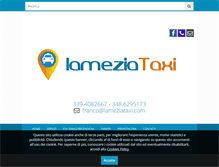 Tablet Screenshot of lameziataxi.com
